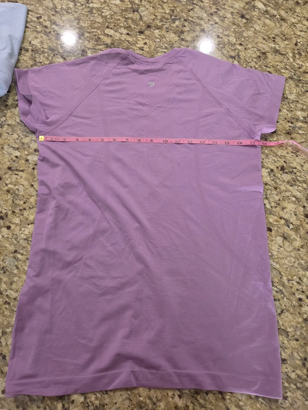 Lululemon Lavender Swiftly Active Tee with Reflective Logo